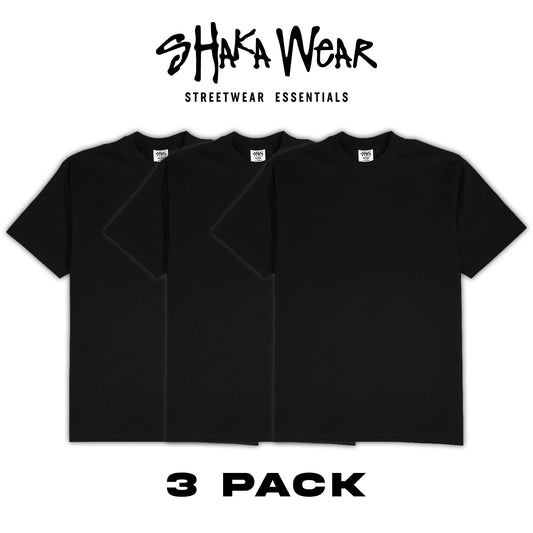 7.5 oz Shaka Wear Max Heavyweight Short Sleeve (3 Pack)